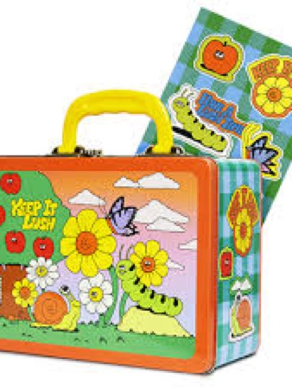Lush Cosmetics "Keep It Lush" reusable metal tin lunch box gift box